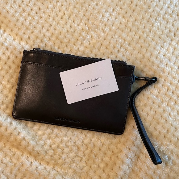 Lucky Brand Handbags - Lucky Brand black leather wallet. Excellent condition. Never used